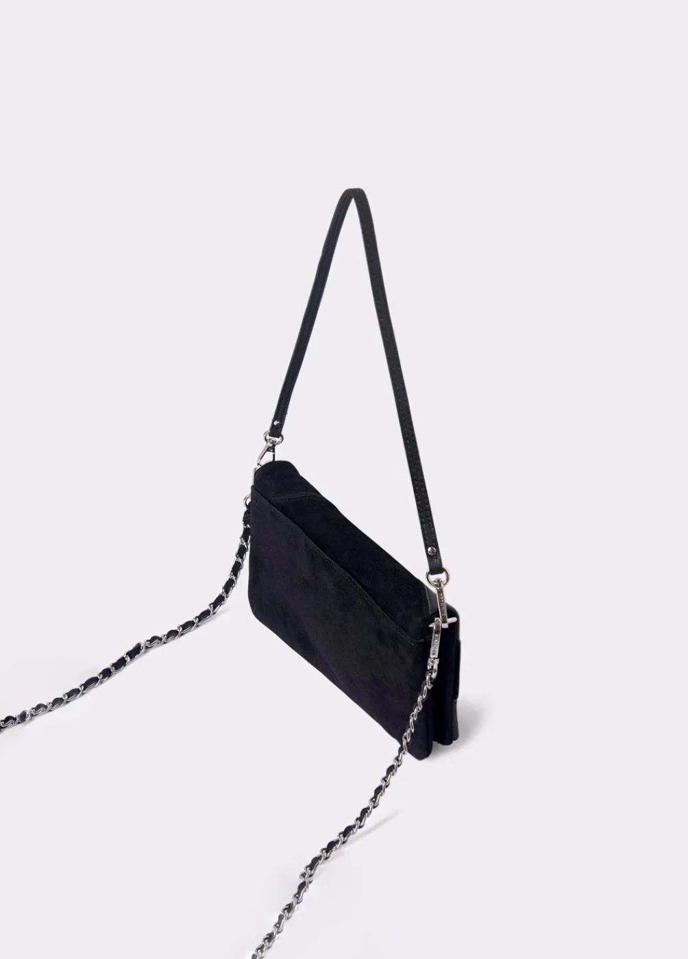 Bolso Solapa Patchwork Piel-Brownie Spain Fashion