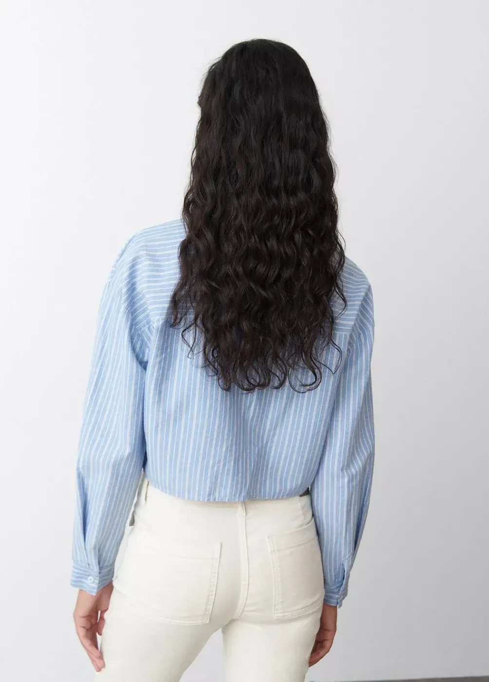 Camisa Cropped Rayas-Brownie Spain Hot