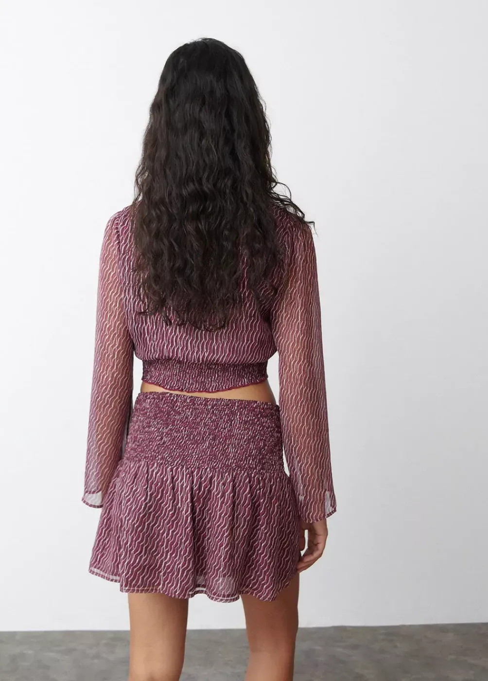 Falda Cintura Smock-Brownie Spain Online