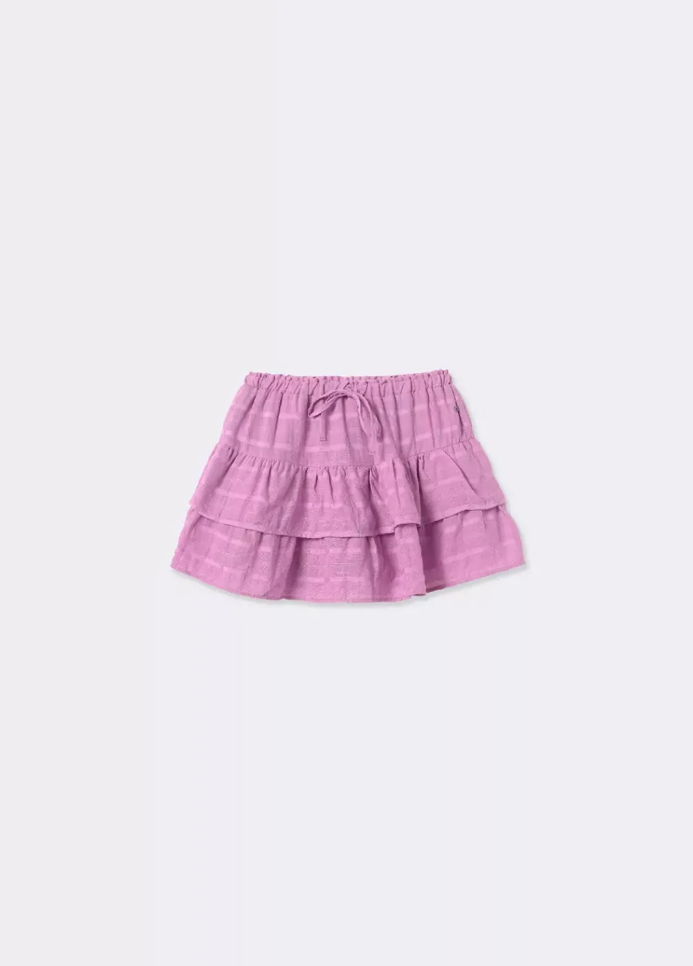 Falda Volantes Textura-Brownie Spain Discount